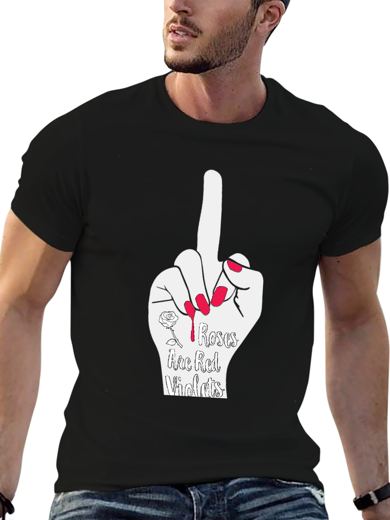 Roses Are Red T-Shirt Offensive Humor Graphic Tee