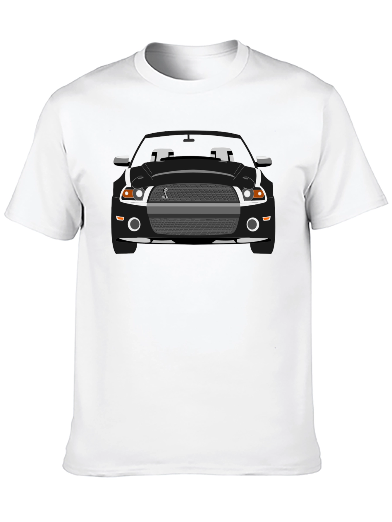 Black Mustang Cobra Graphic T-Shirt