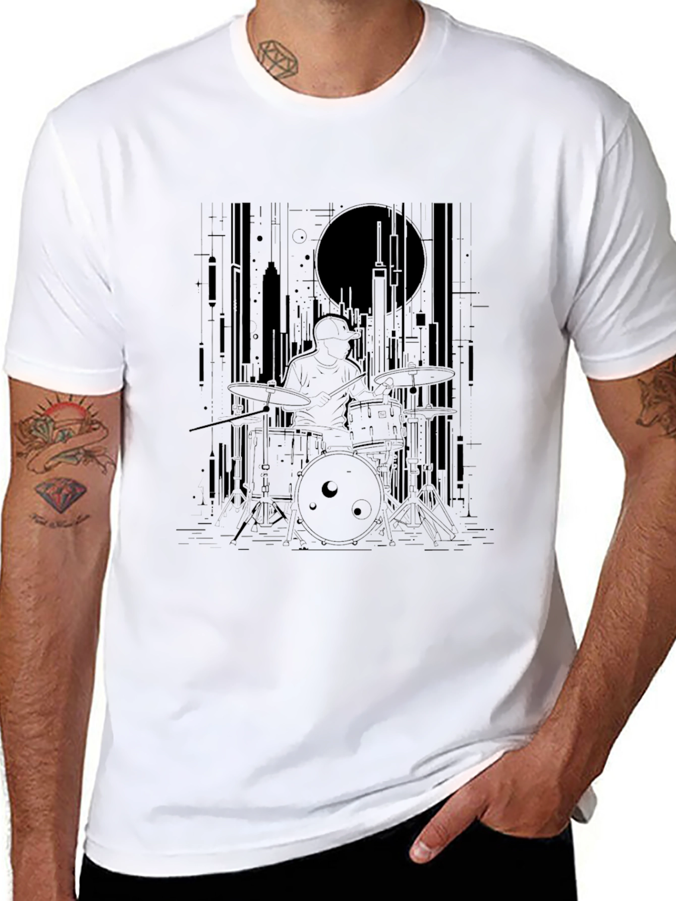 Urban Beat Black T-Shirt