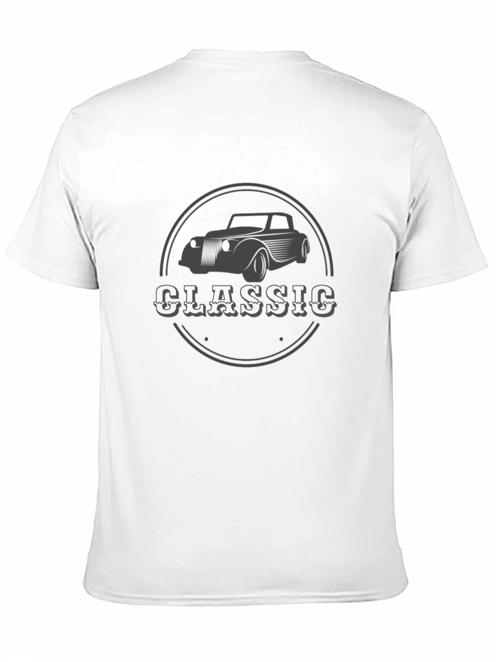 Classic Car Graphic T-Shirt - Black