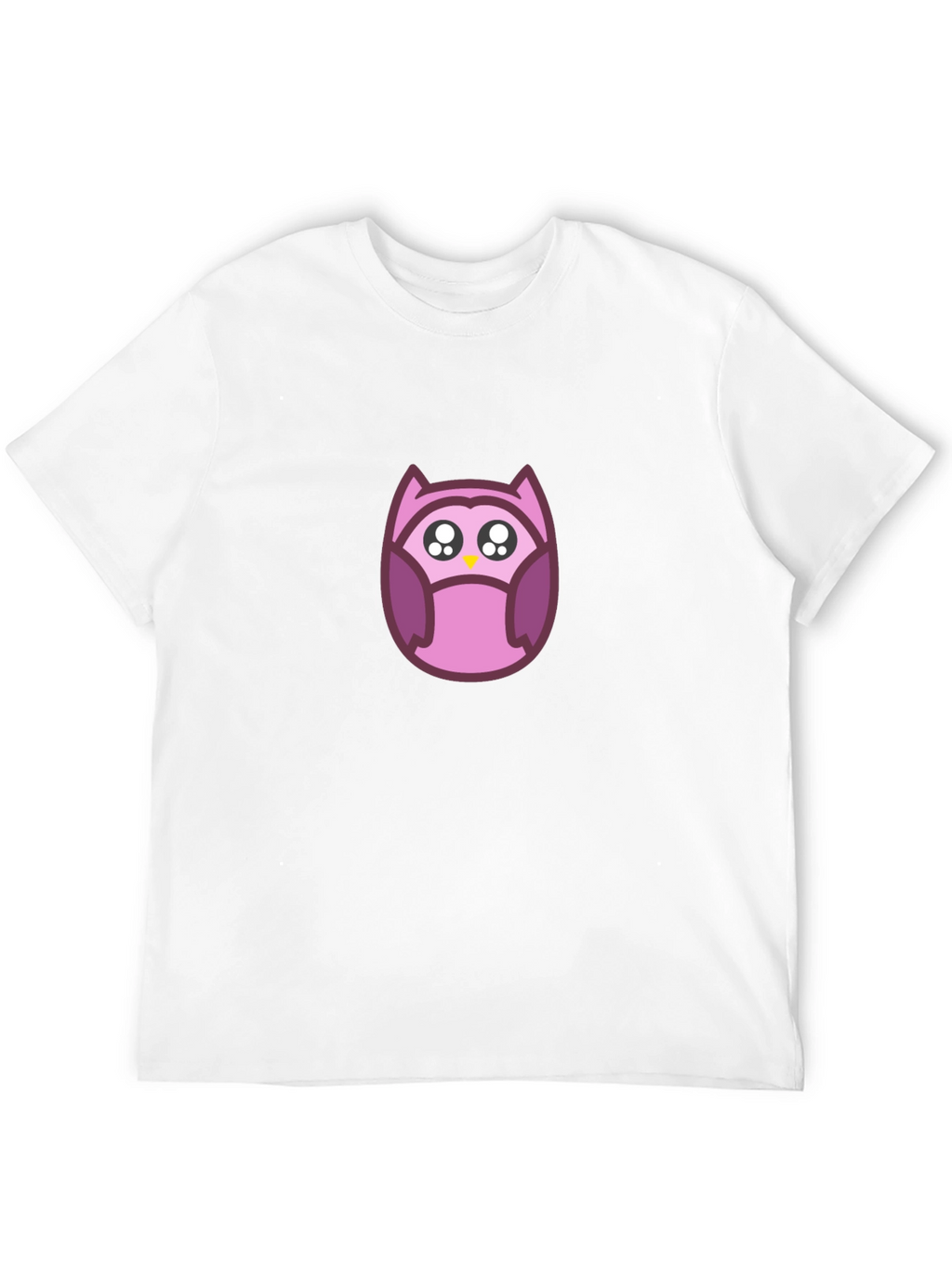 Cute Owl Graphic Black T-Shirt