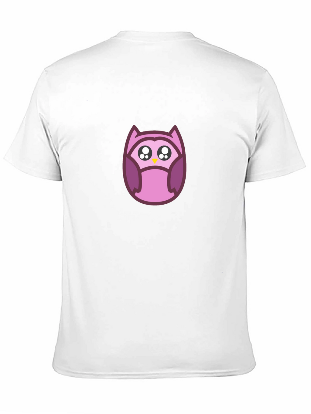 Cute Owl Graphic Black T-Shirt
