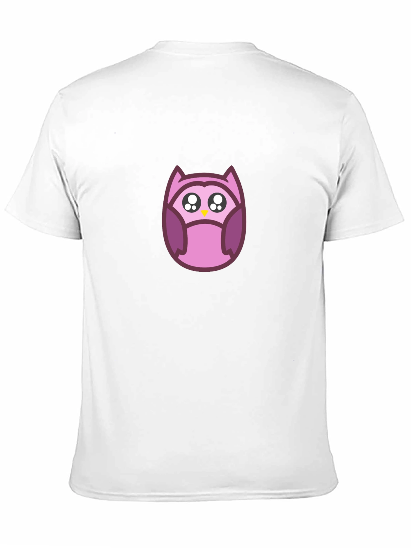 Cute Owl Graphic Black T-Shirt