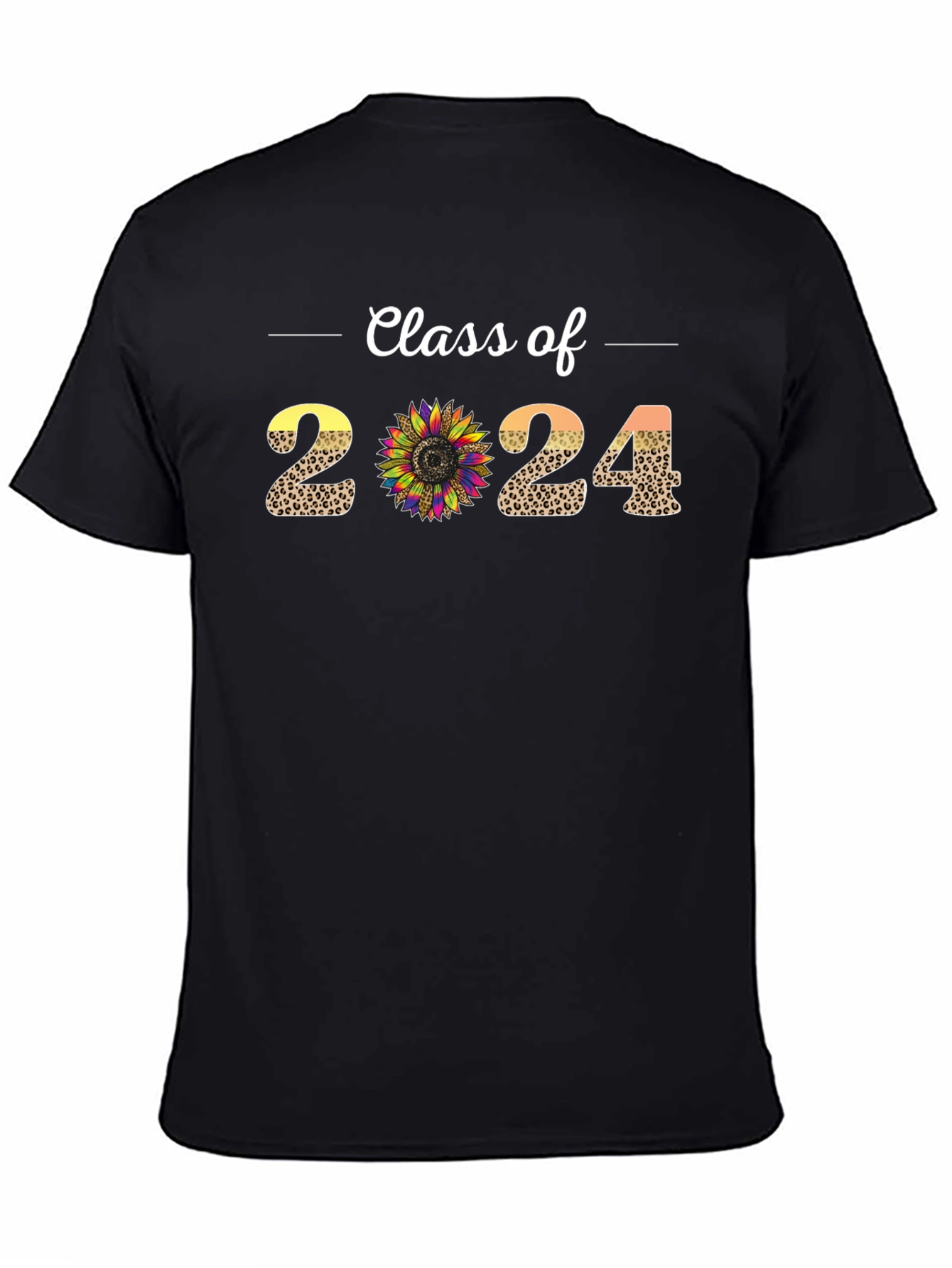 Class of 2024 Leopard Sunflower T-Shirt