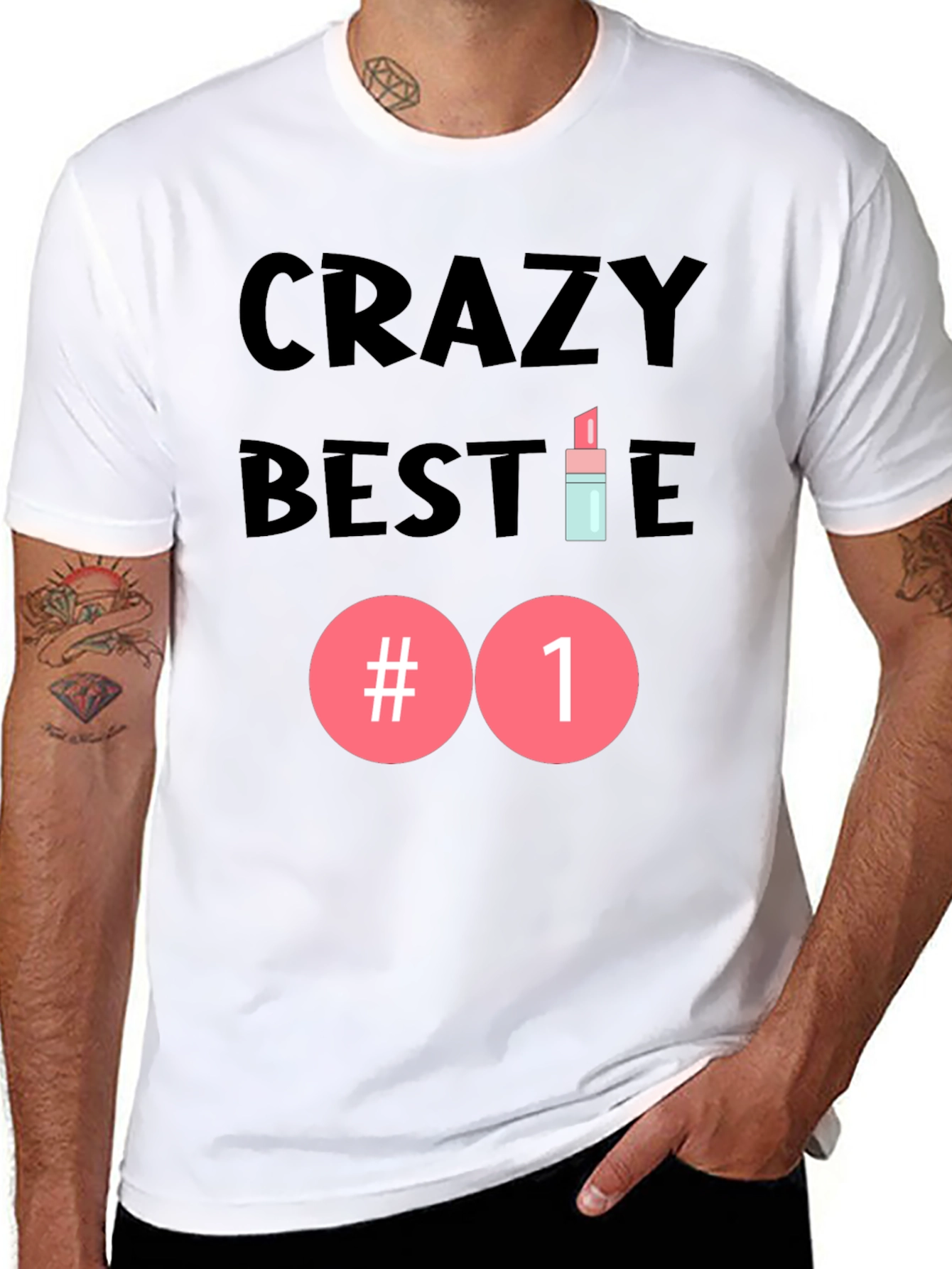 Crazy Bestie #1 Graphic Tee