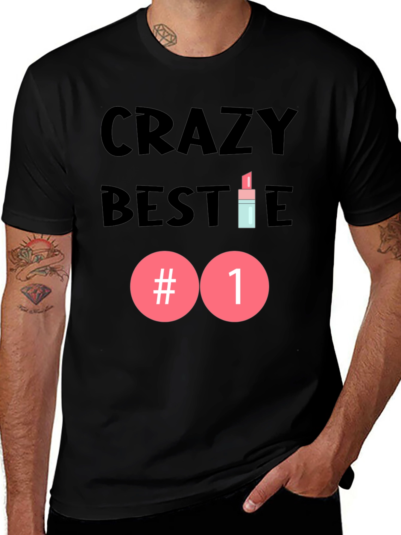 Crazy Bestie #1 Graphic Tee