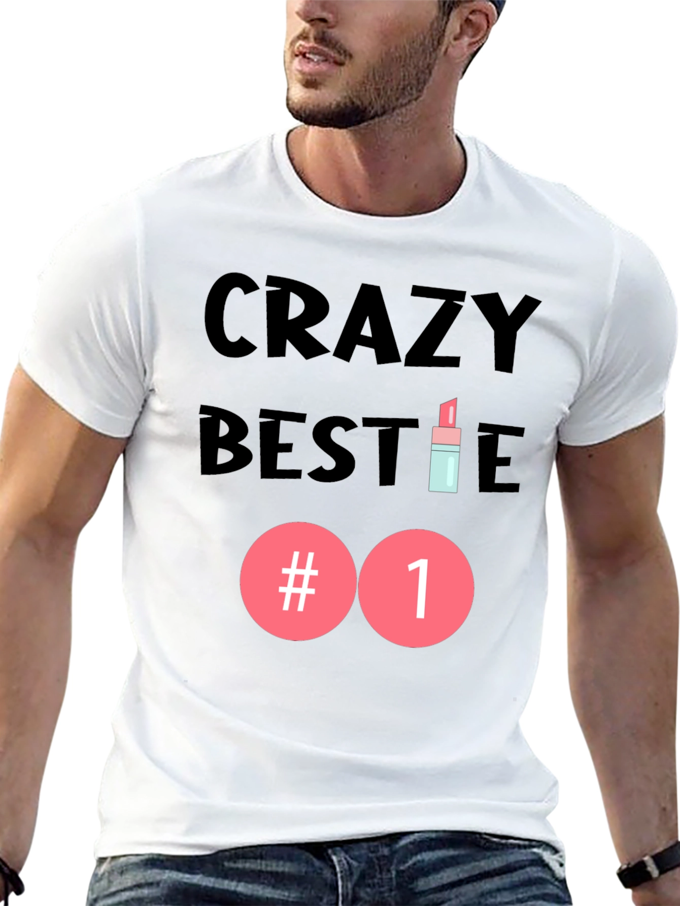 Crazy Bestie #1 Graphic Tee