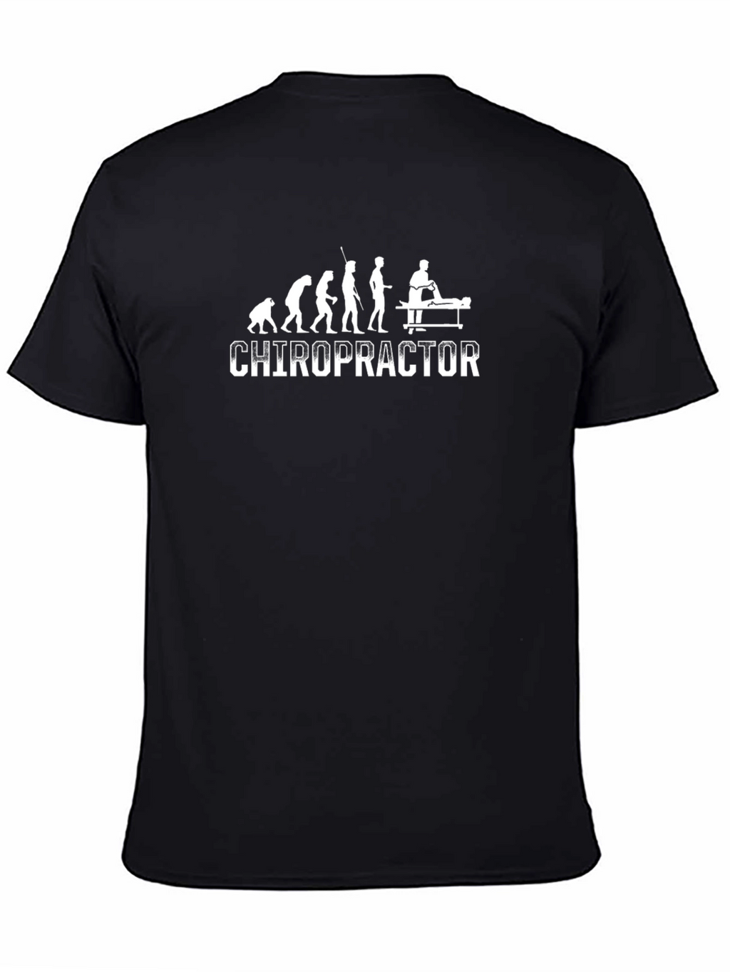 Chiropractor Evolution T-Shirt - Black