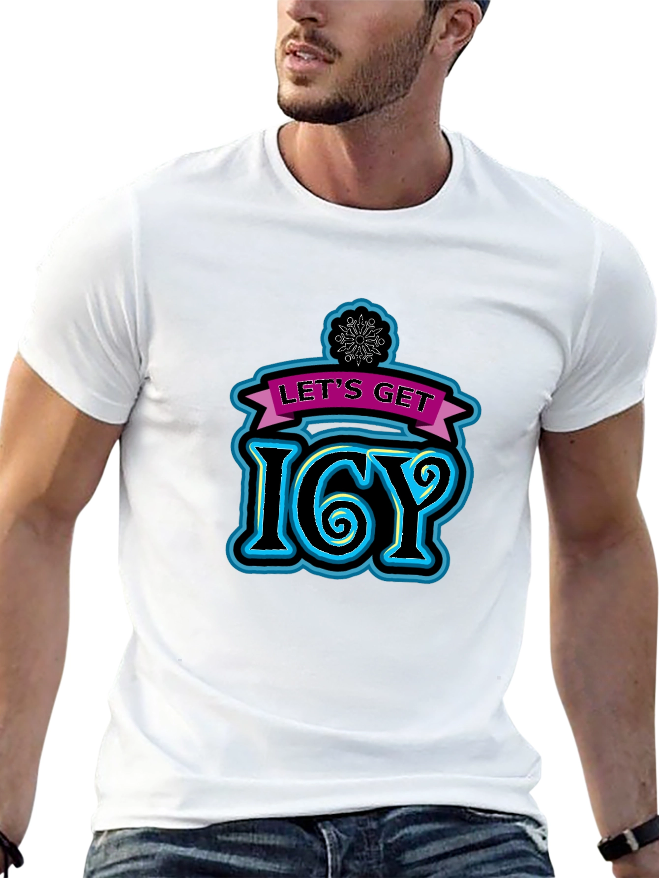 Lets Get Icy Black T-Shirt