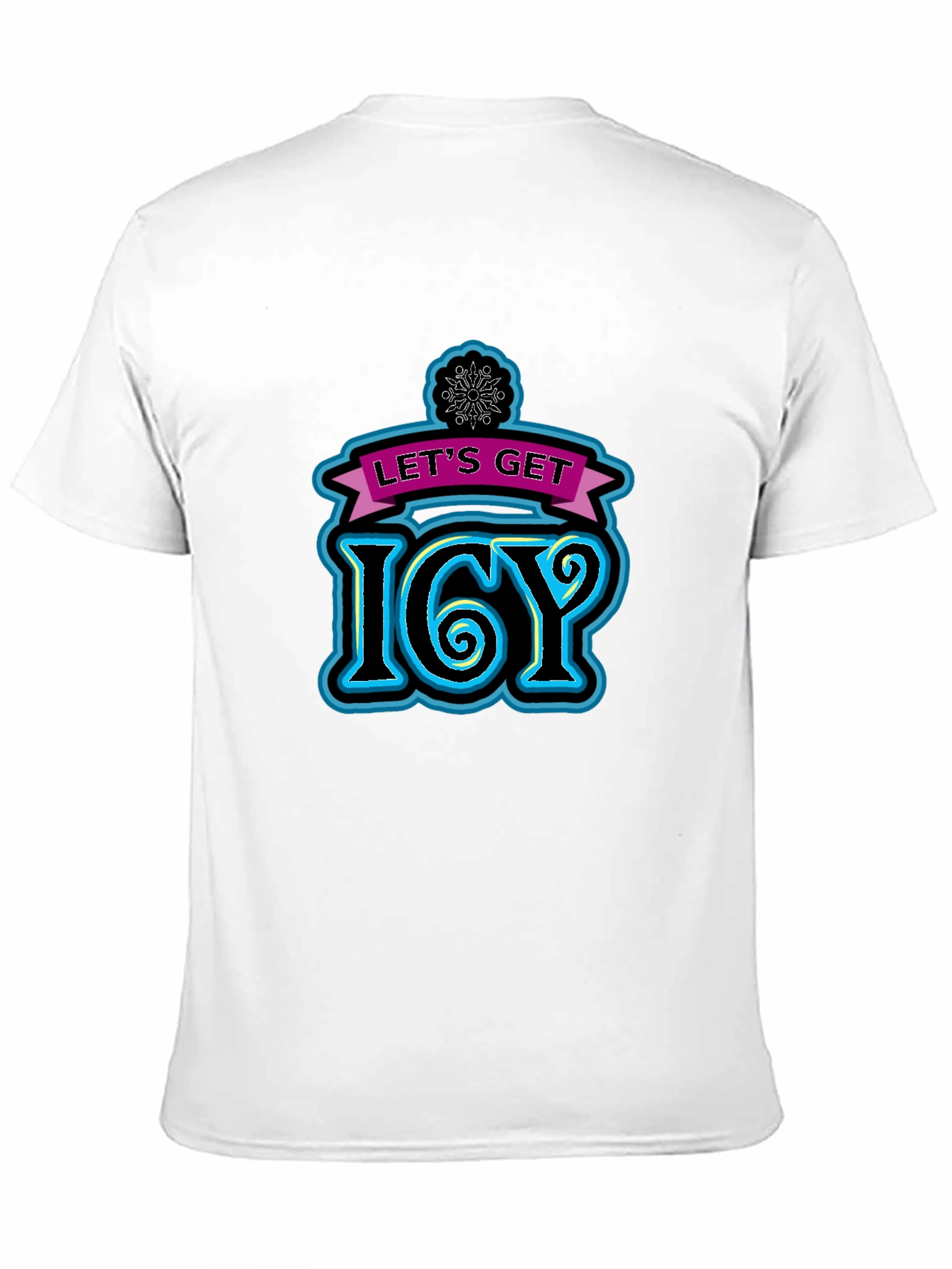 Lets Get Icy Black T-Shirt