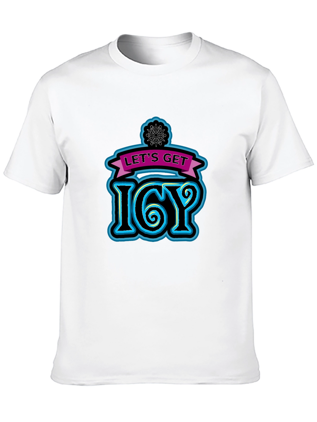 Lets Get Icy Black T-Shirt
