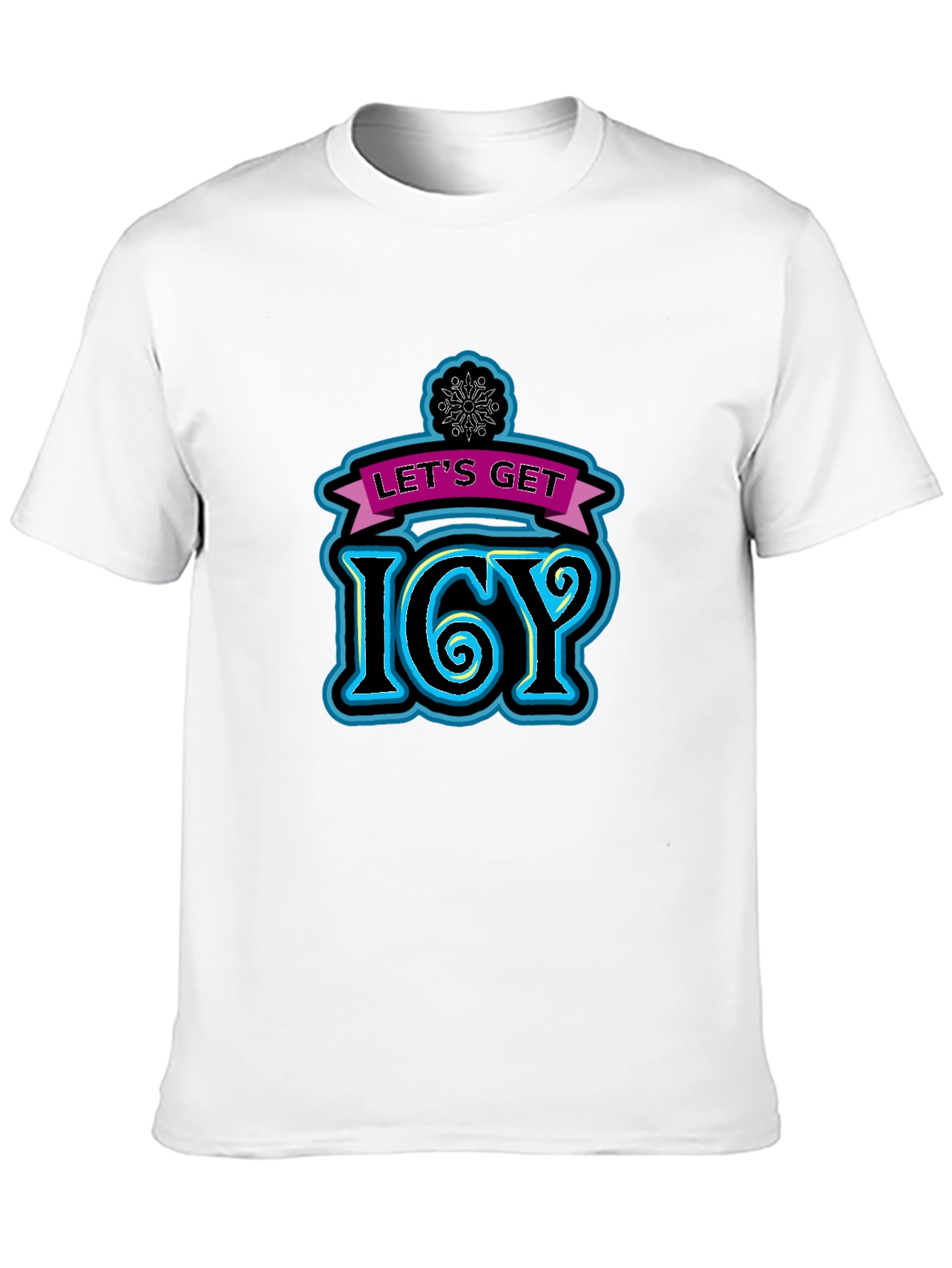 Lets Get Icy Black T-Shirt