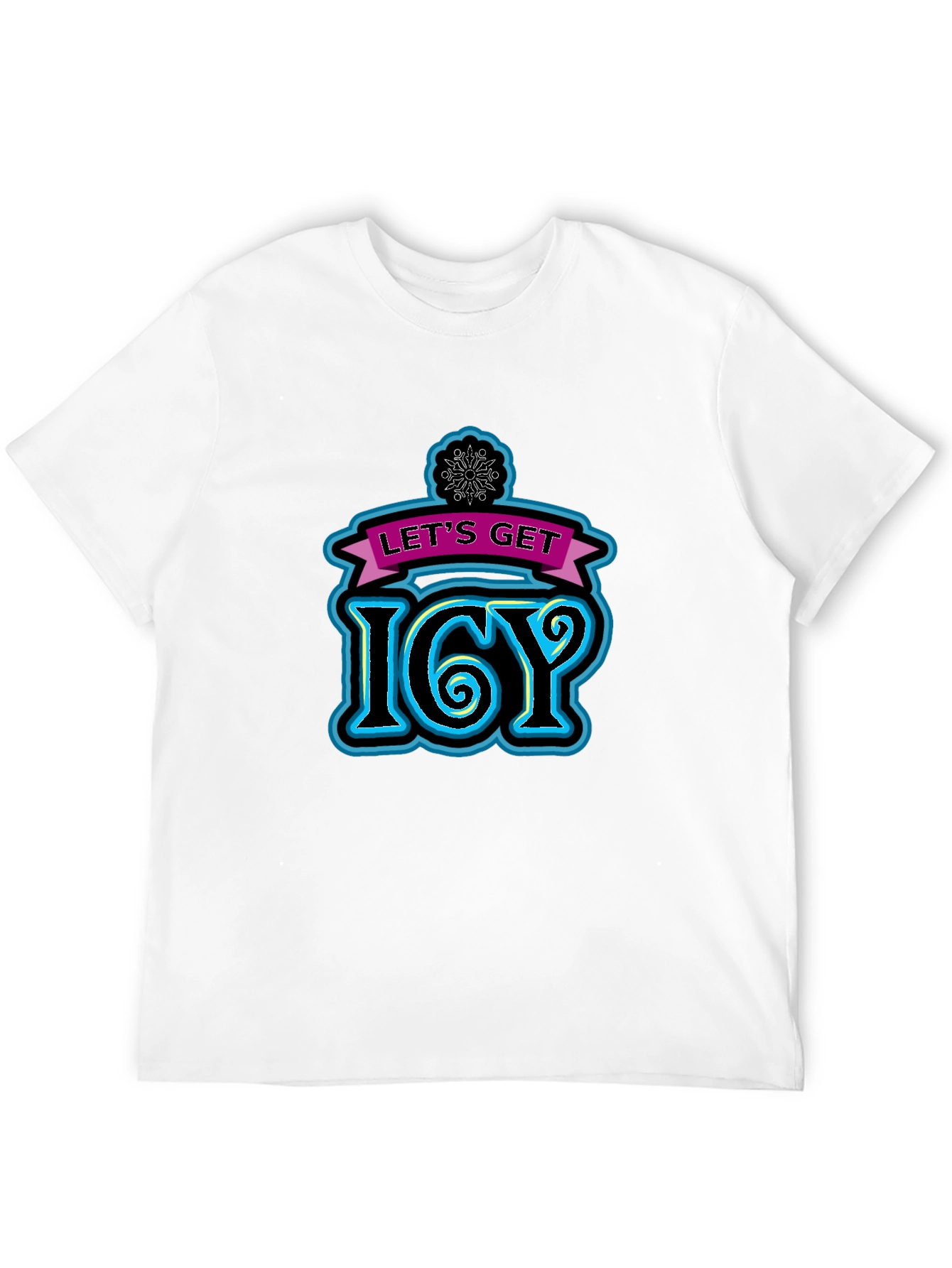 Lets Get Icy Black T-Shirt