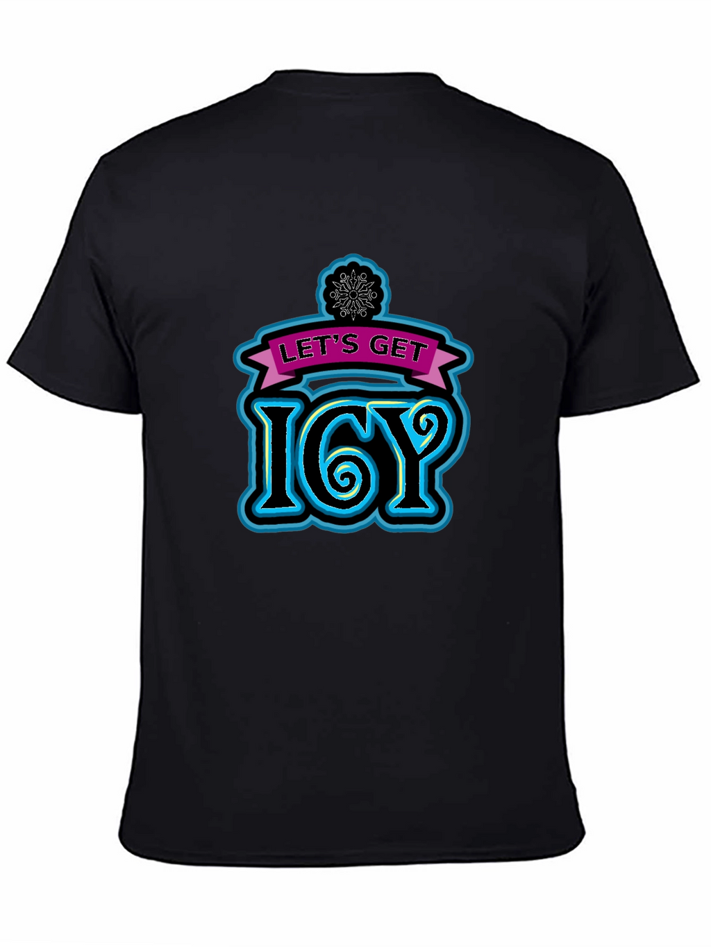 Lets Get Icy Black T-Shirt