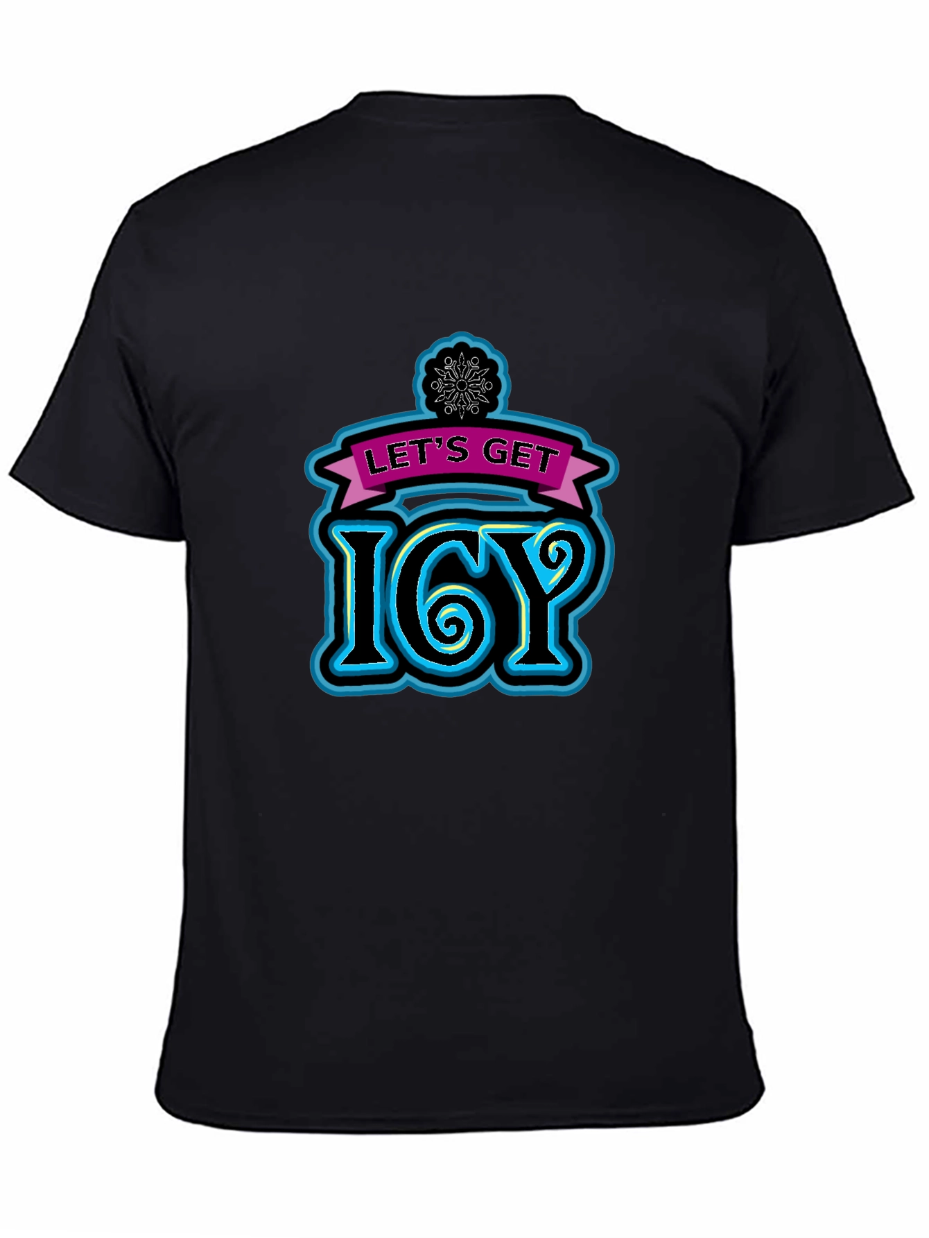 Lets Get Icy Black T-Shirt