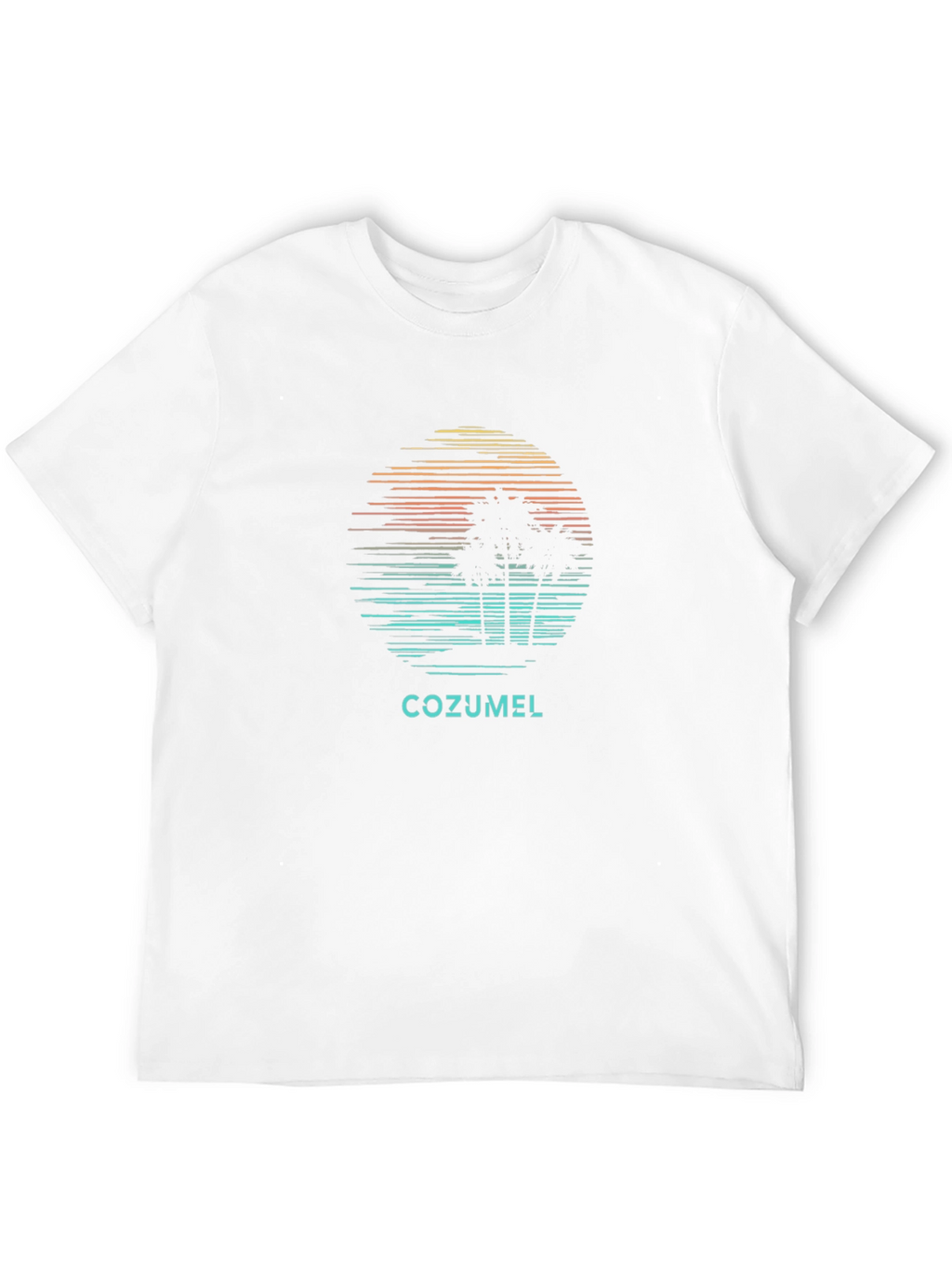 Cozumel Palm Tree Retro T-Shirt