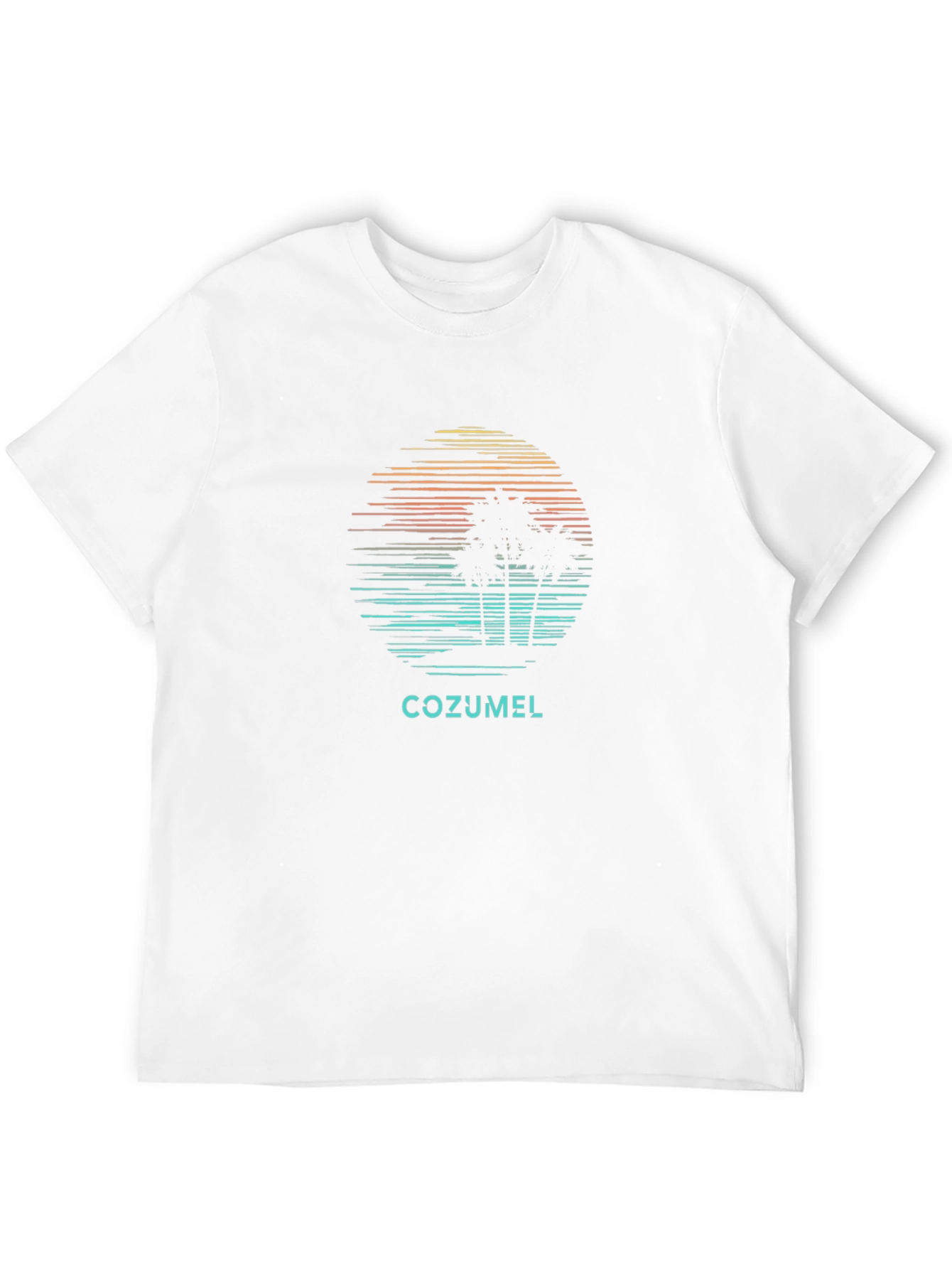Cozumel Palm Tree Retro T-Shirt
