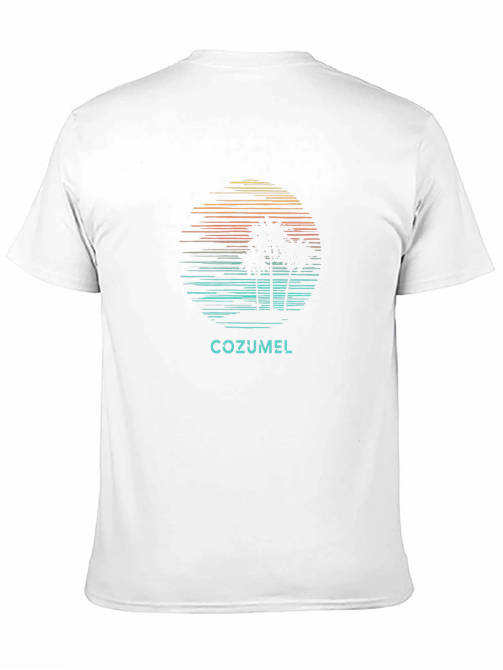 Cozumel Palm Tree Retro T-Shirt