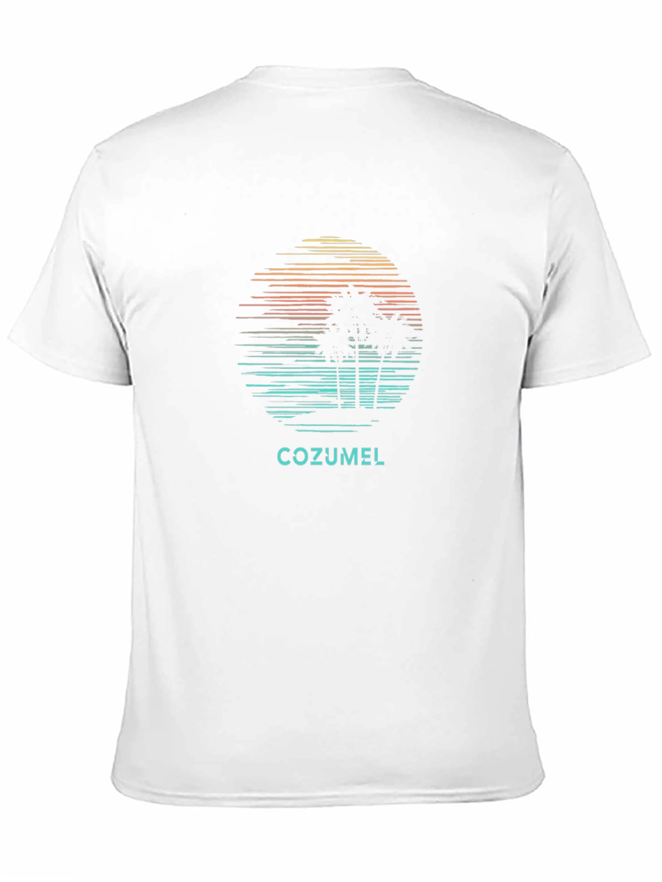 Cozumel Palm Tree Retro T-Shirt