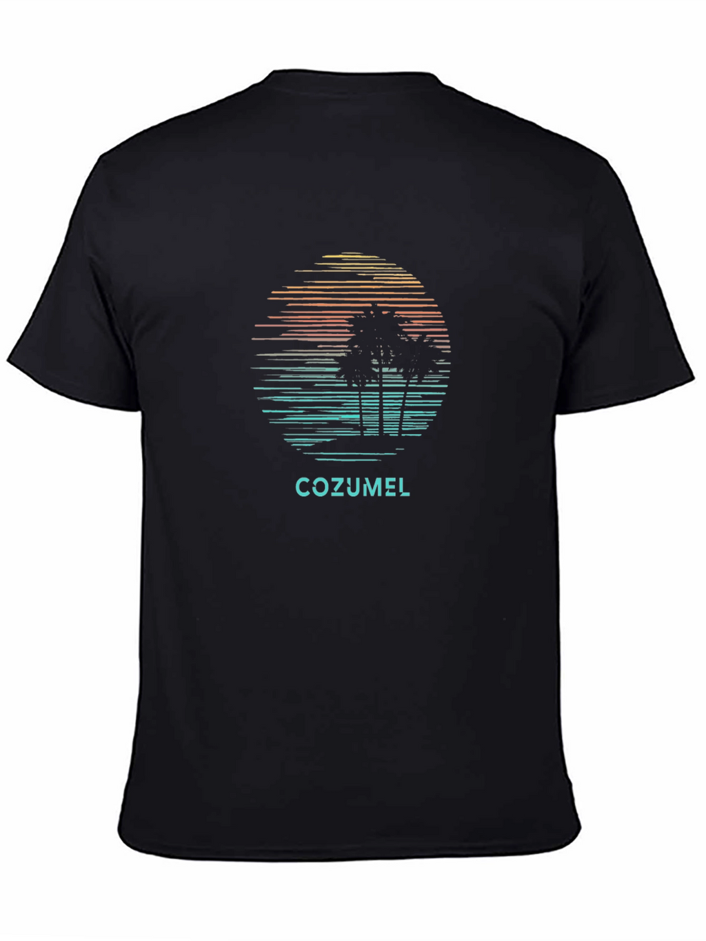 Cozumel Palm Tree Retro T-Shirt