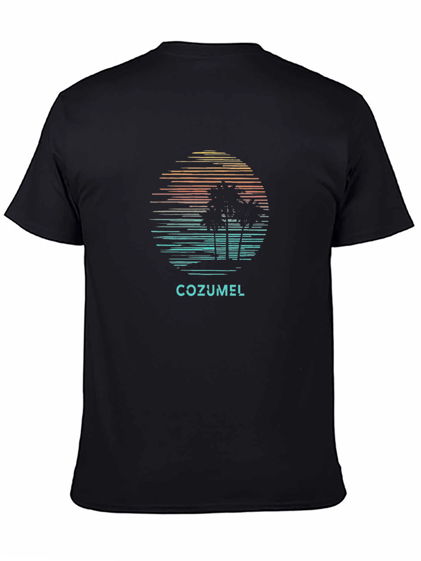 Cozumel Palm Tree Retro T-Shirt
