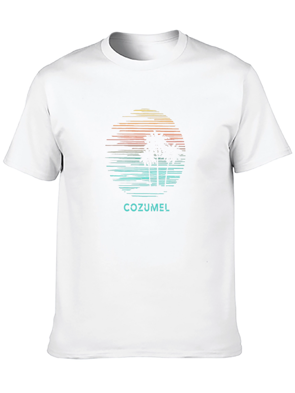 Cozumel Palm Tree Retro T-Shirt