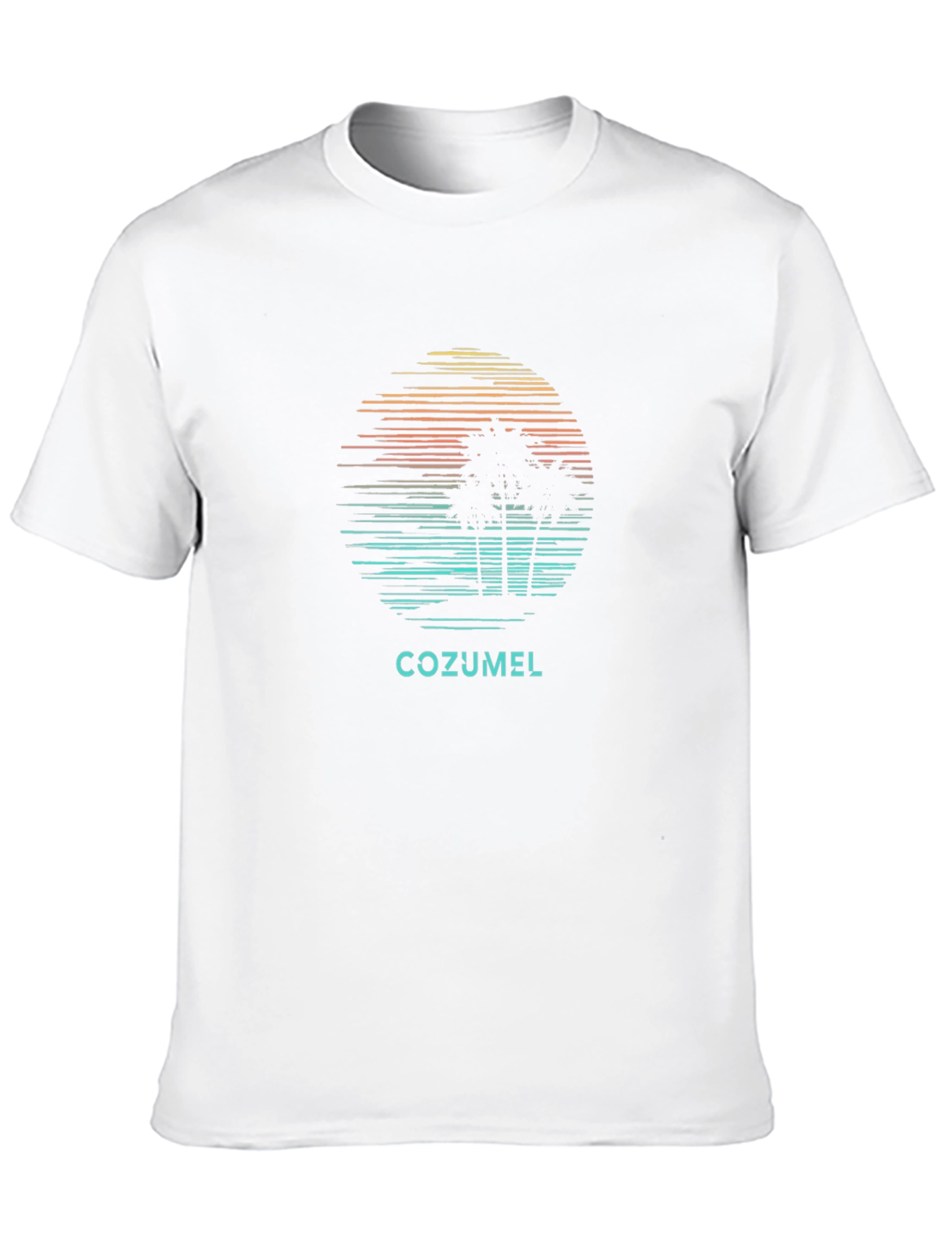 Cozumel Palm Tree Retro T-Shirt