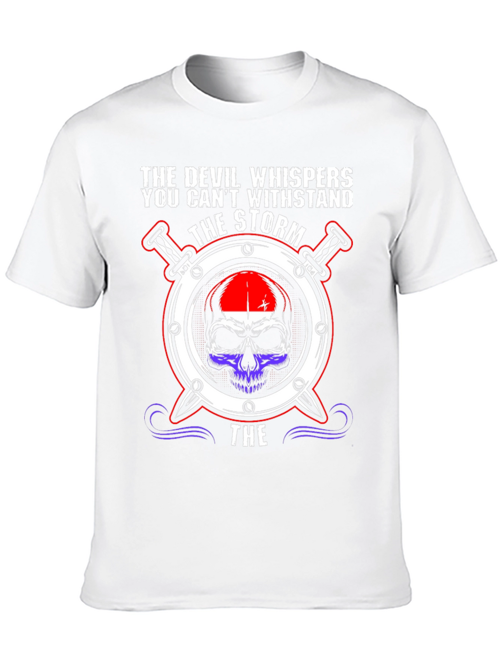 Devil Whispers the Storm Graphic Tee