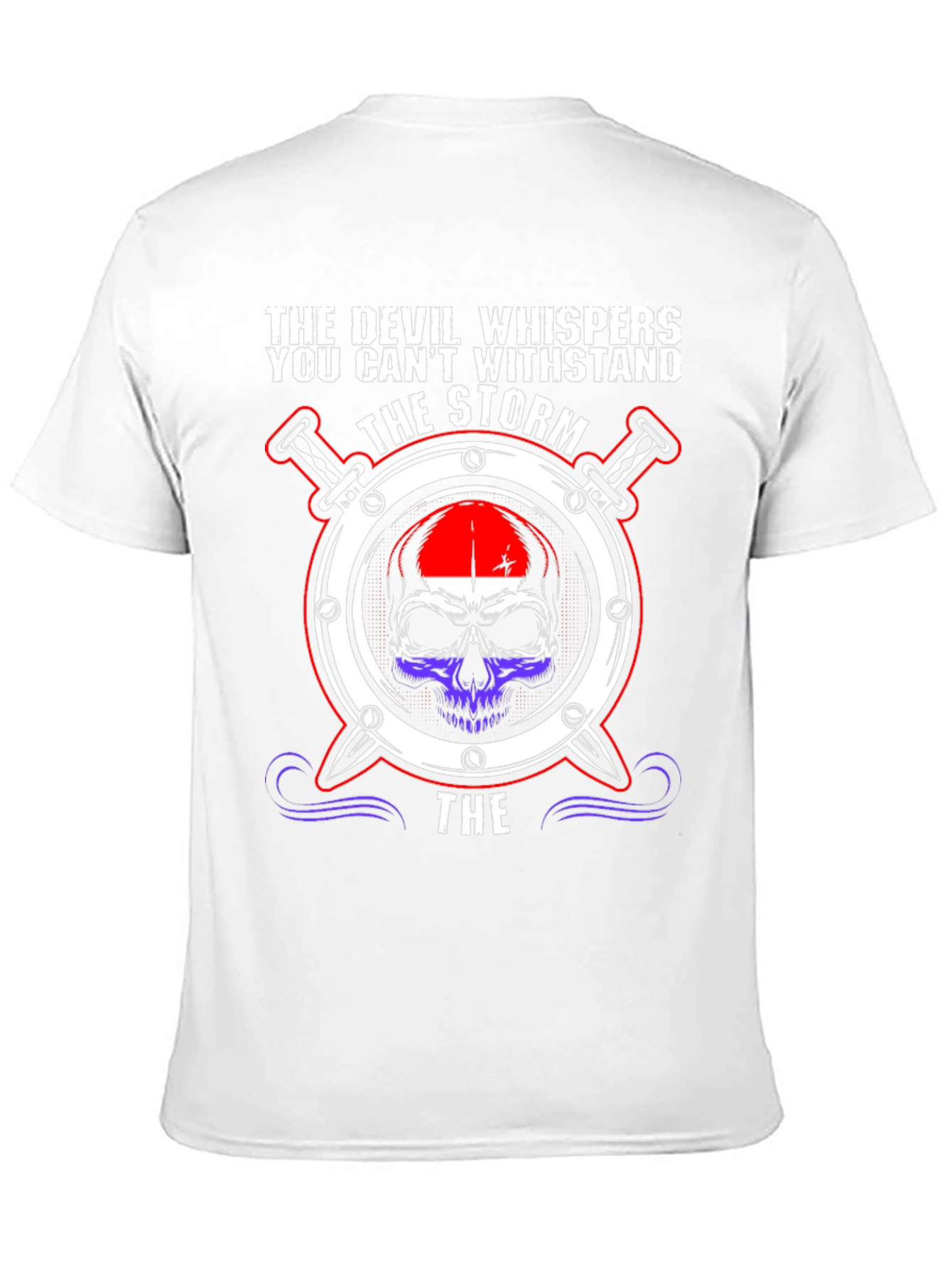 Devil Whispers the Storm Graphic Tee