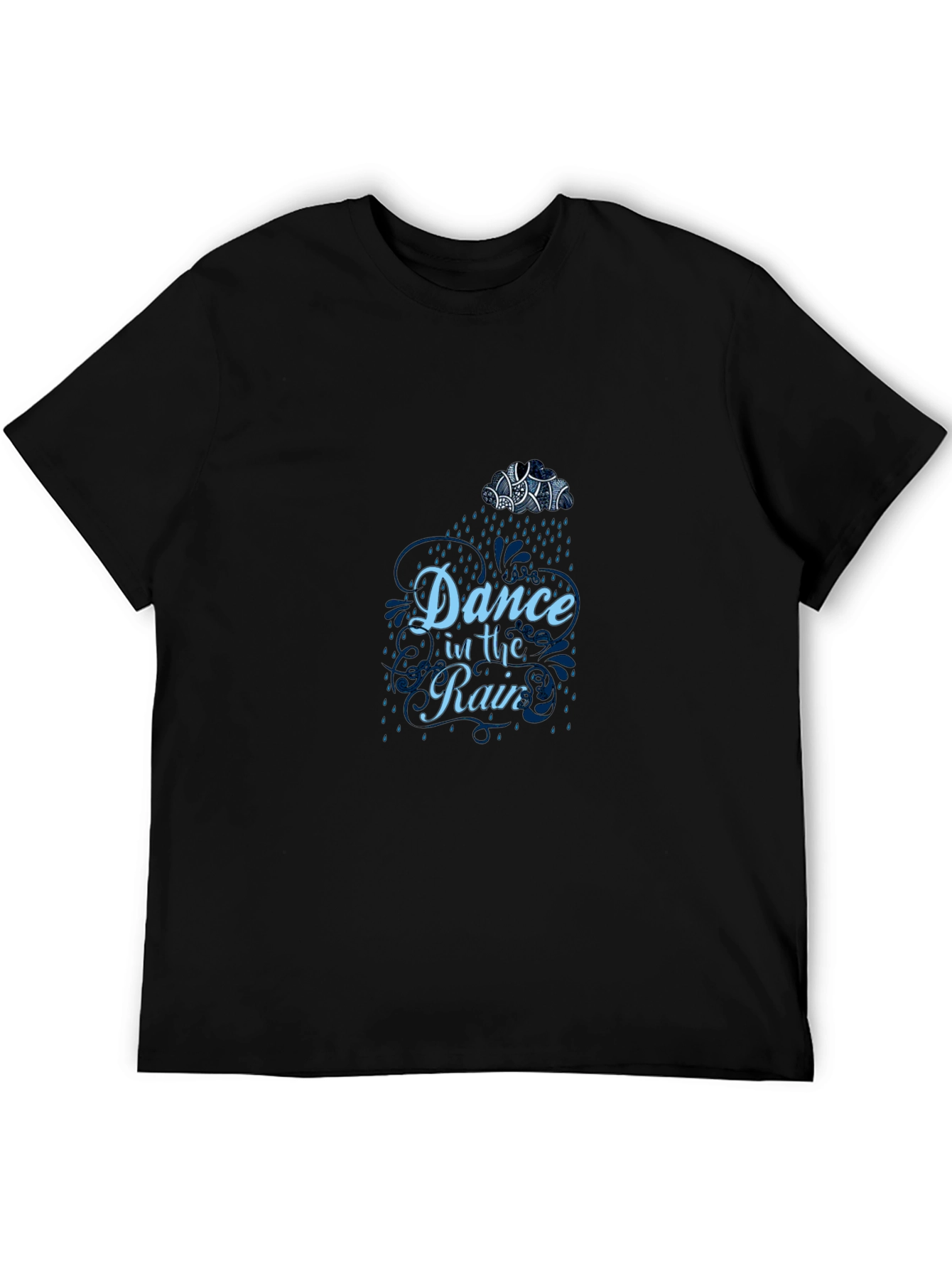 Dance in the Rain Black Graphic Tee