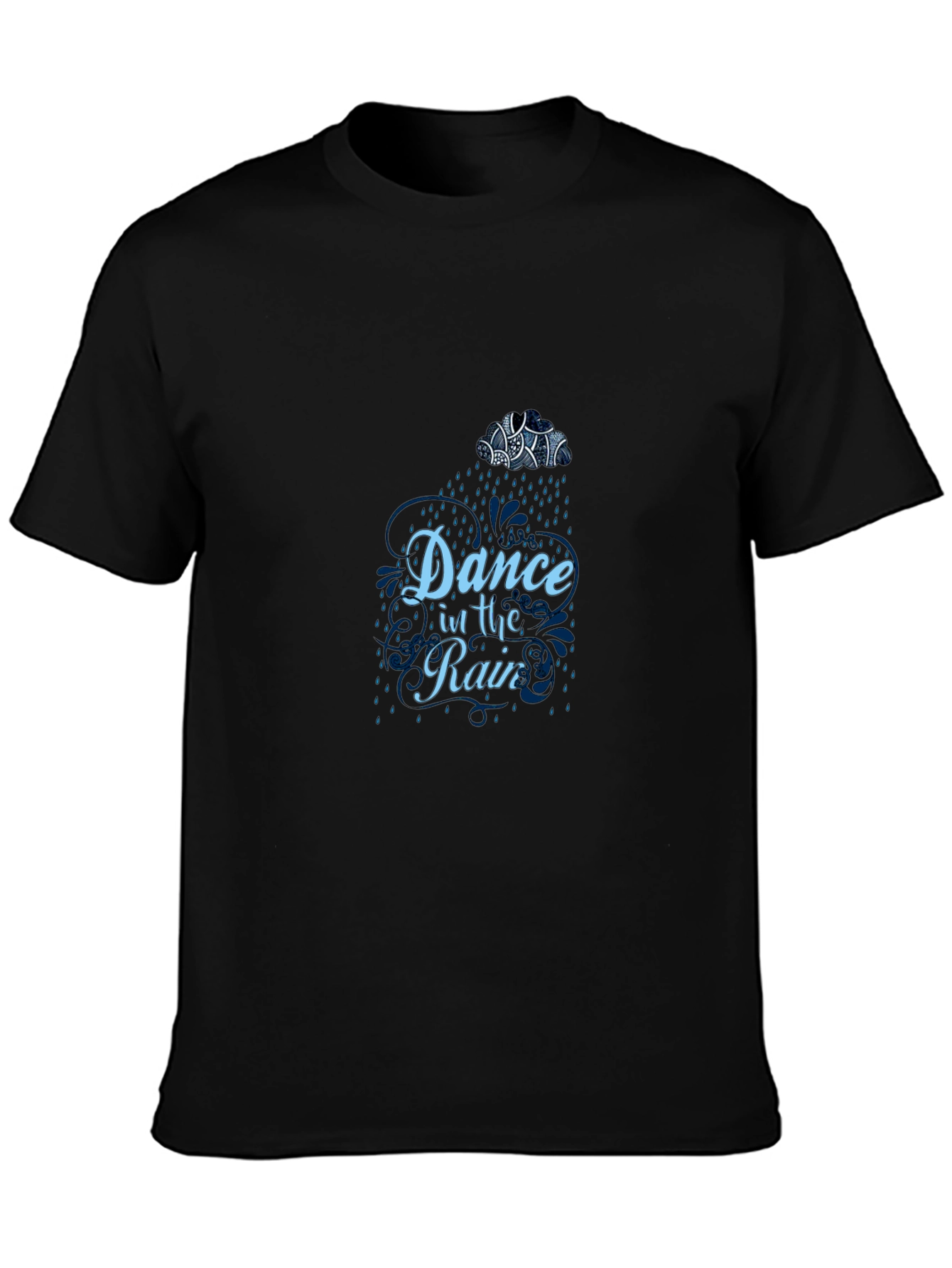 Dance in the Rain Black Graphic Tee