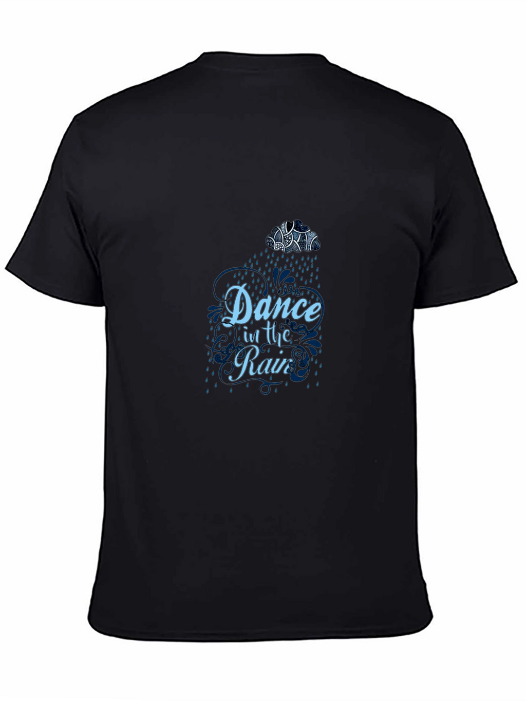 Dance in the Rain Black Graphic Tee