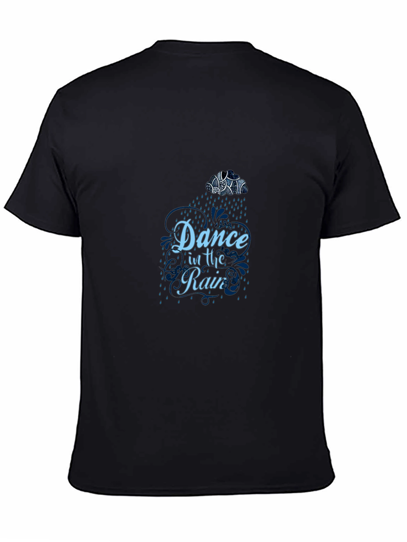 Dance in the Rain Black Graphic Tee