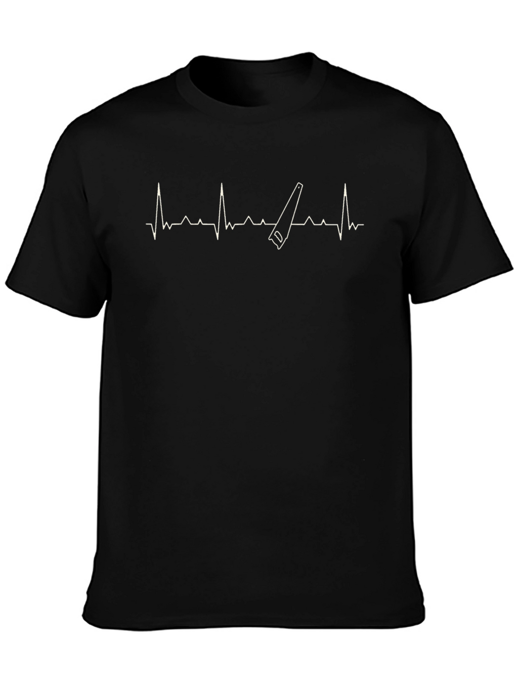 Carpenter Heartbeat T-Shirt - Black Crew Neck
