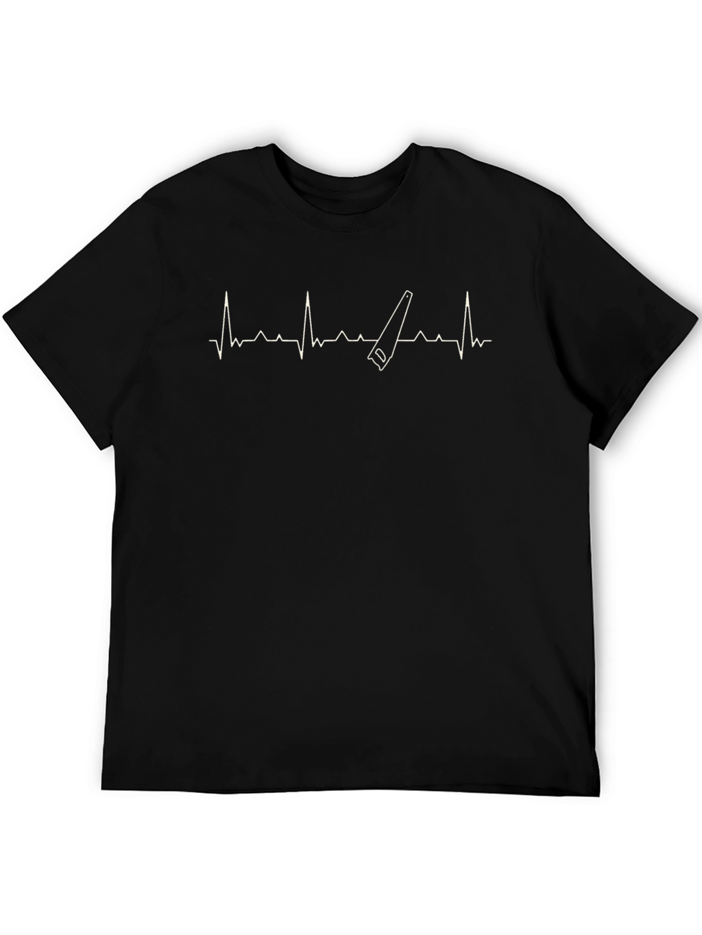 Carpenter Heartbeat T-Shirt - Black Crew Neck