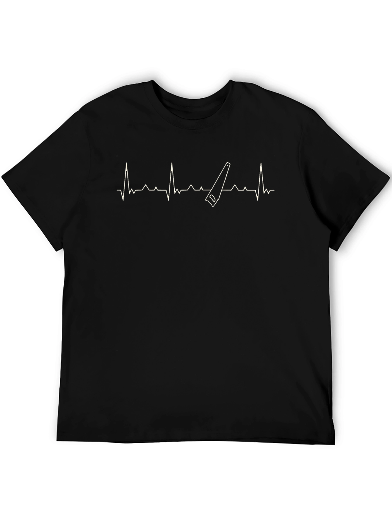 Carpenter Heartbeat T-Shirt - Black Crew Neck