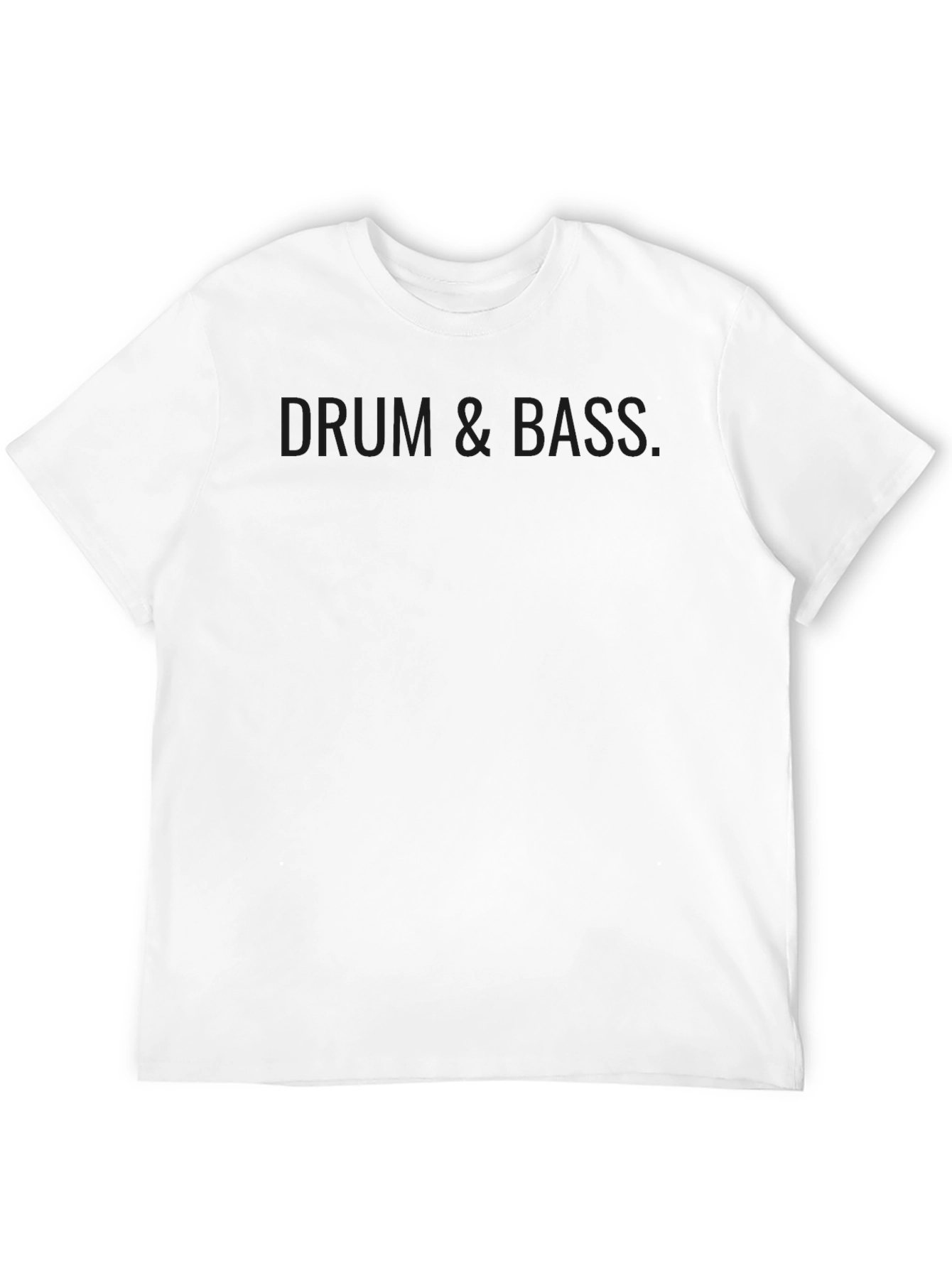 Black Drum & Bass T-Shirt - Music Lover Tee