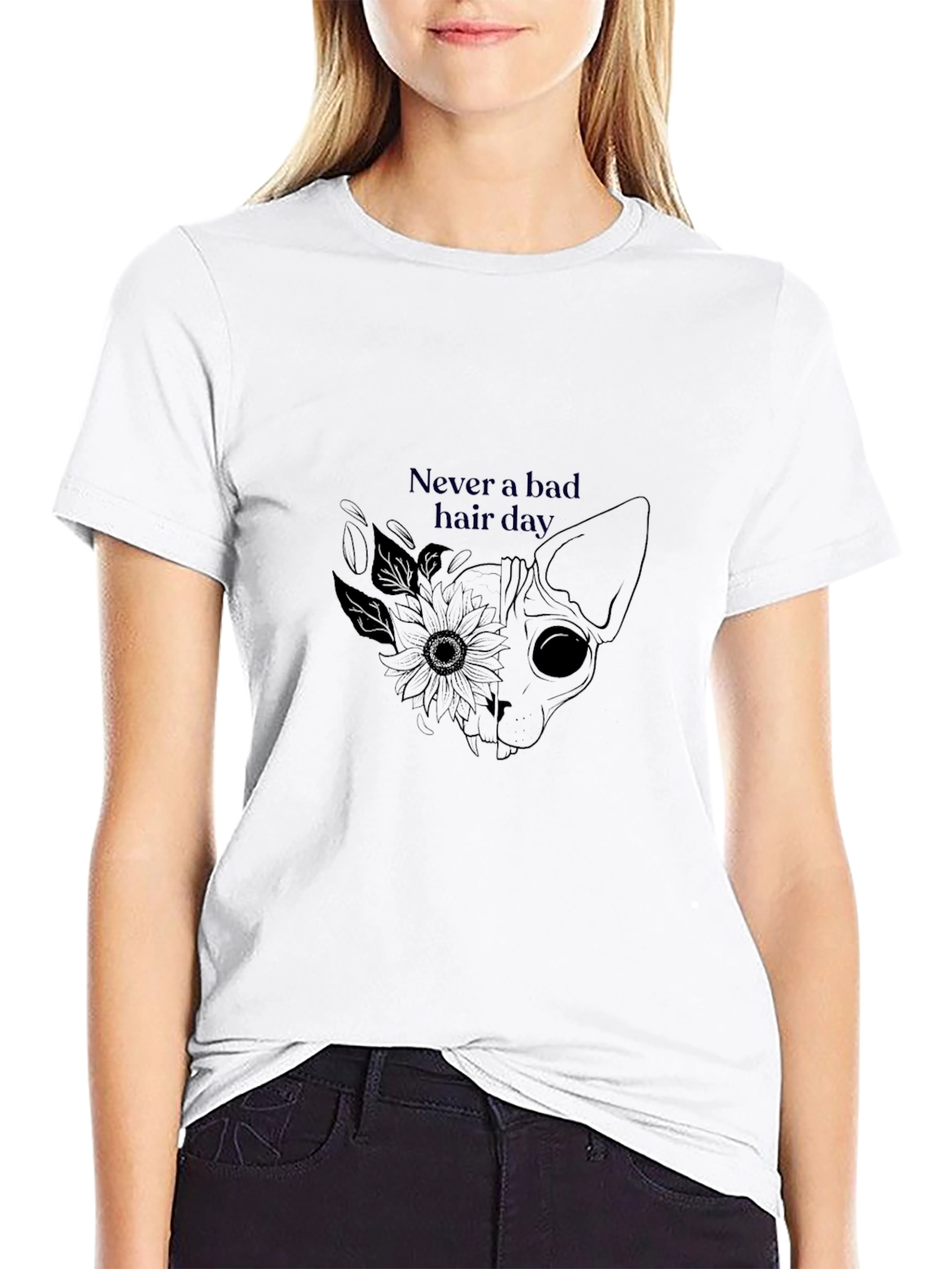 Never A Bad Hair Day Graphic Tee