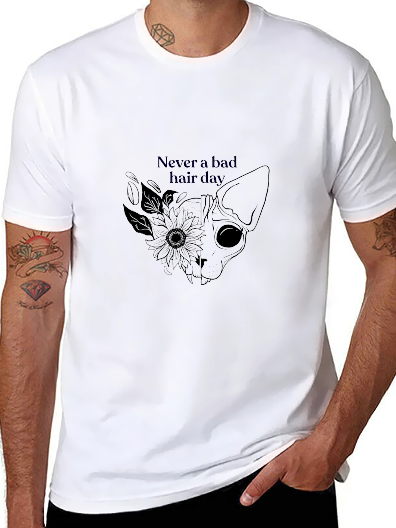 Never A Bad Hair Day Graphic Tee