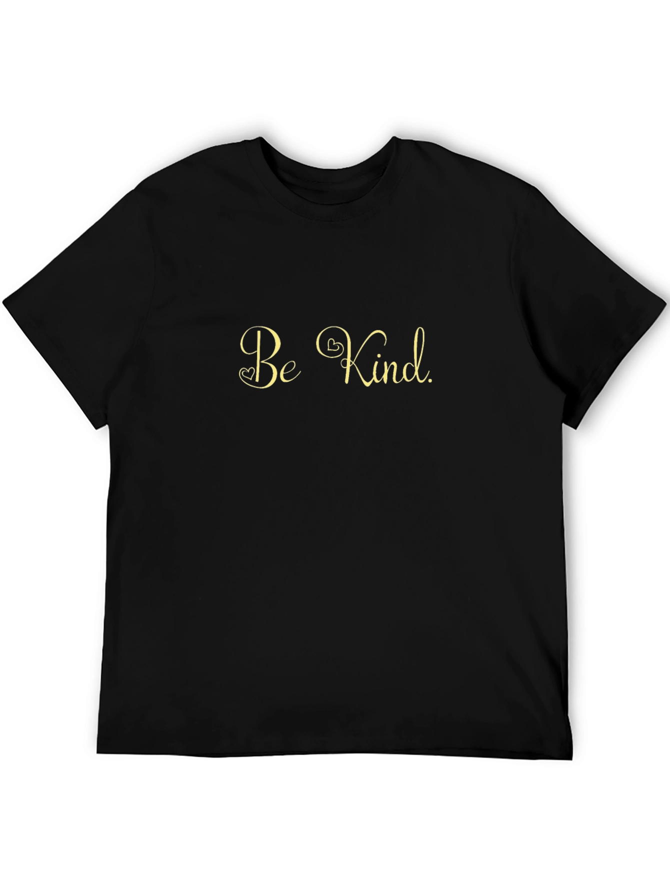 Be Kind Graphic Tee - Black Casual T-Shirt