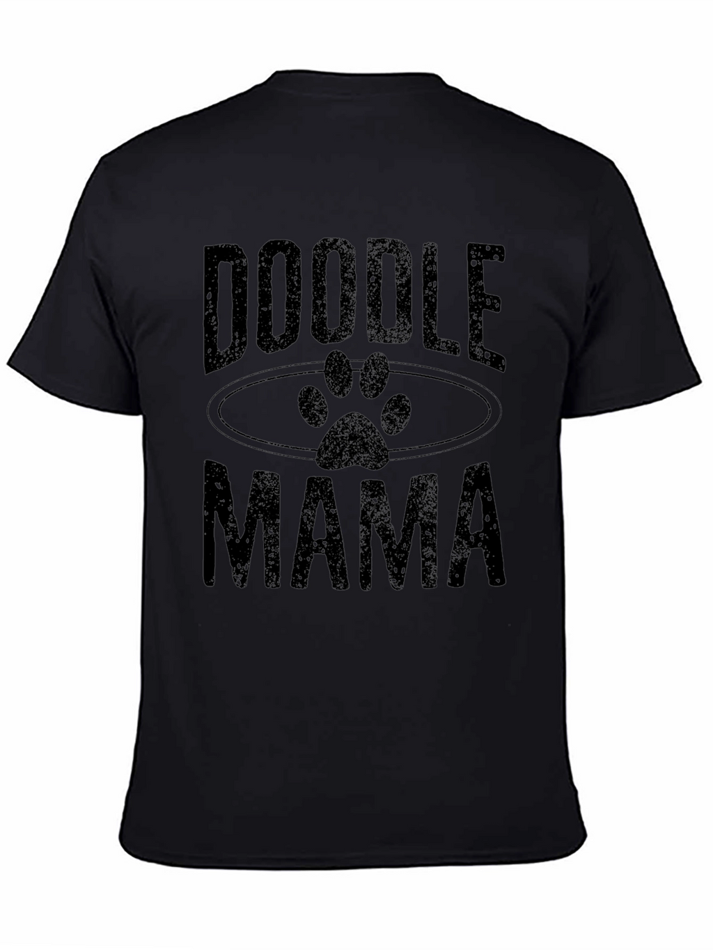 Doodle Mama Black Graphic T-Shirt