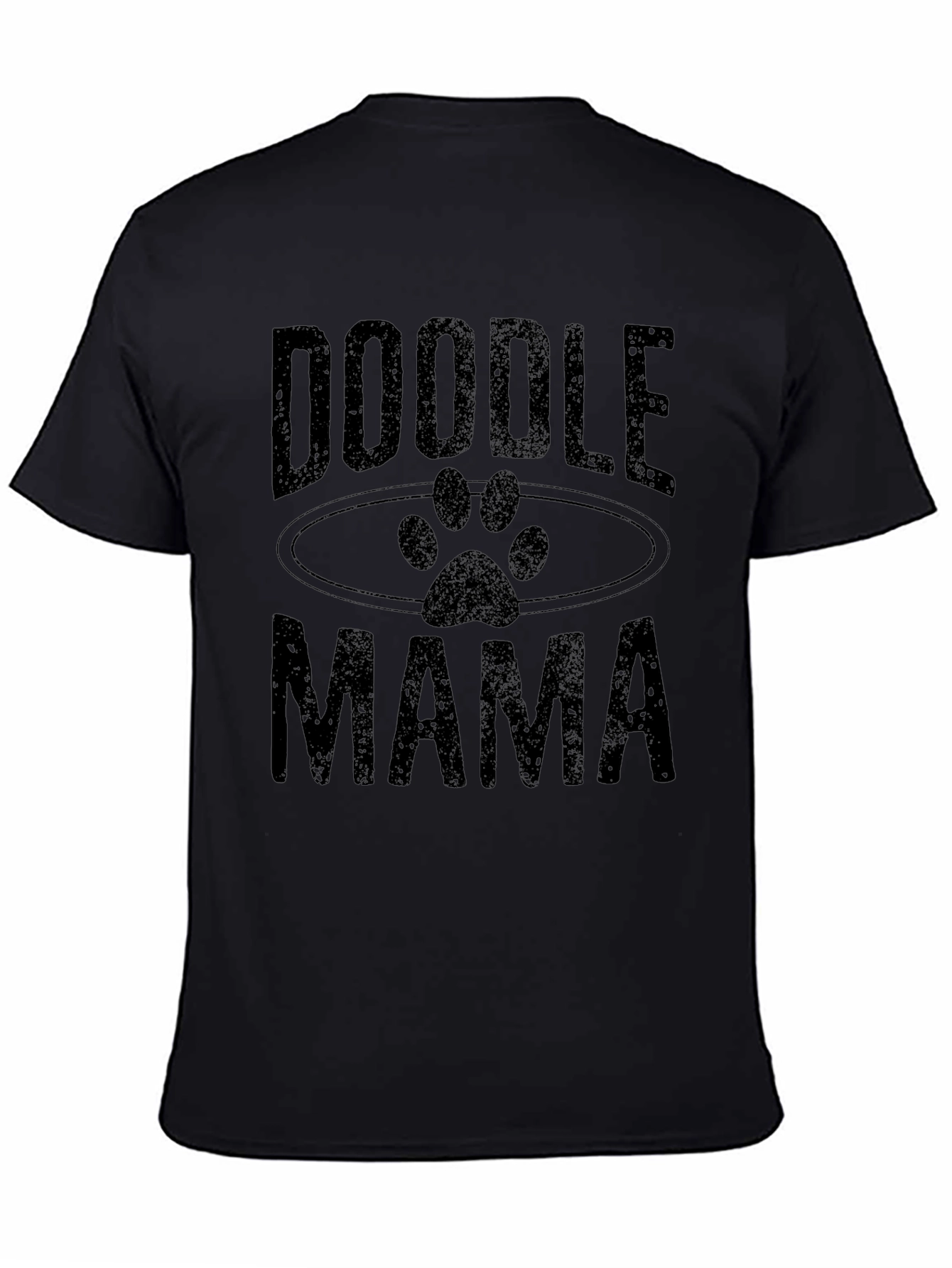 Doodle Mama Black Graphic T-Shirt