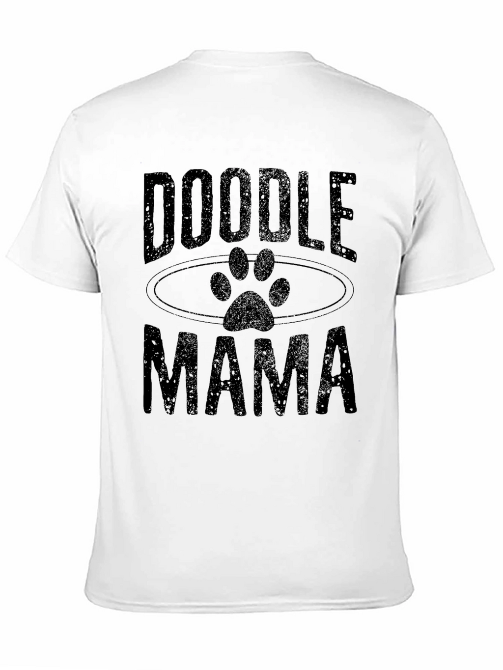 Doodle Mama Black Graphic T-Shirt
