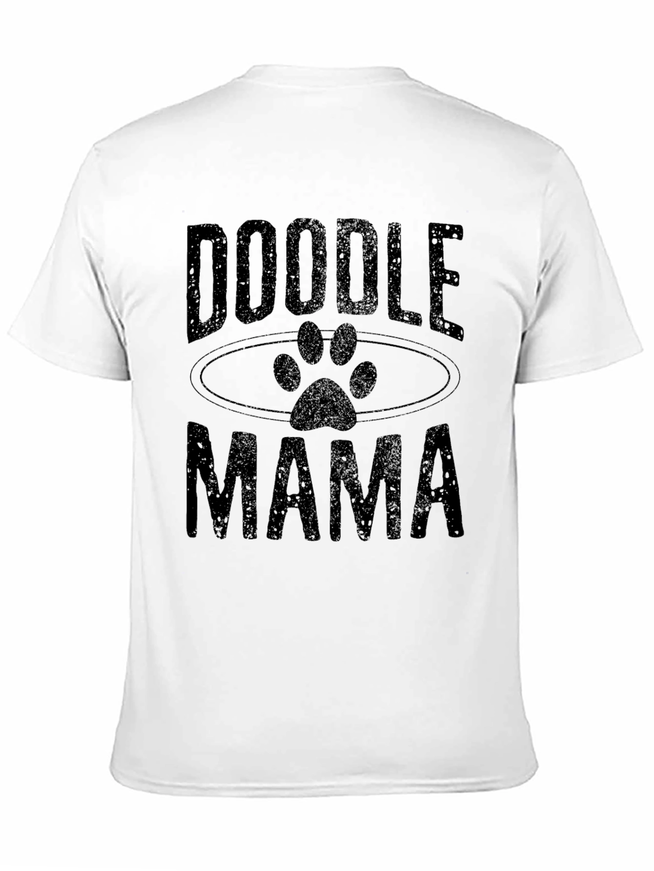 Doodle Mama Black Graphic T-Shirt