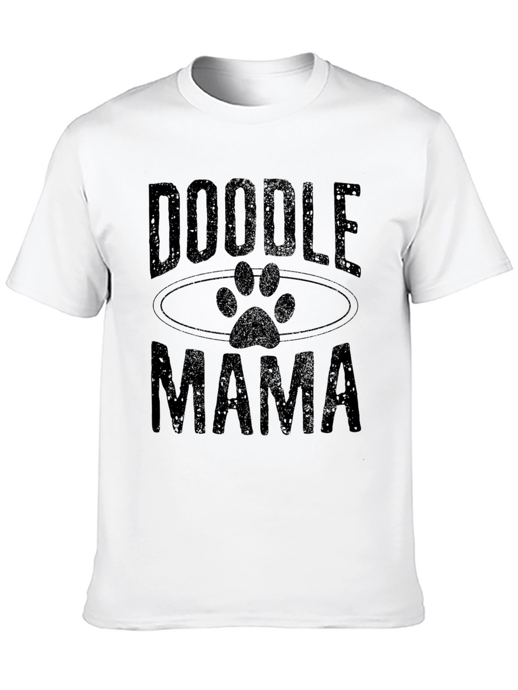 Doodle Mama Black Graphic T-Shirt