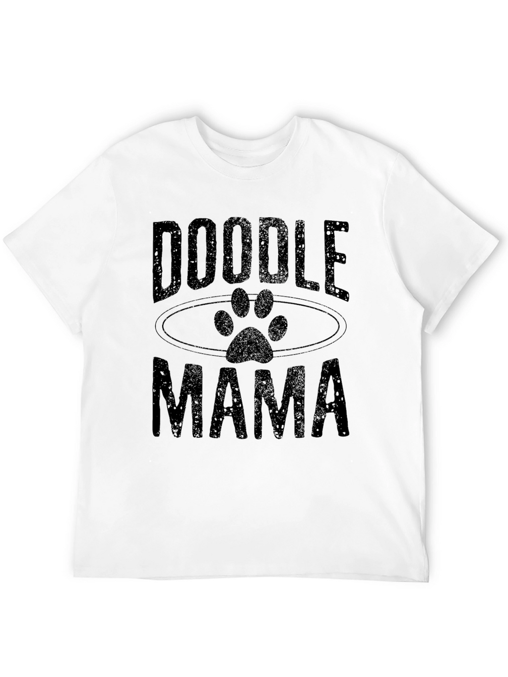 Doodle Mama Black Graphic T-Shirt