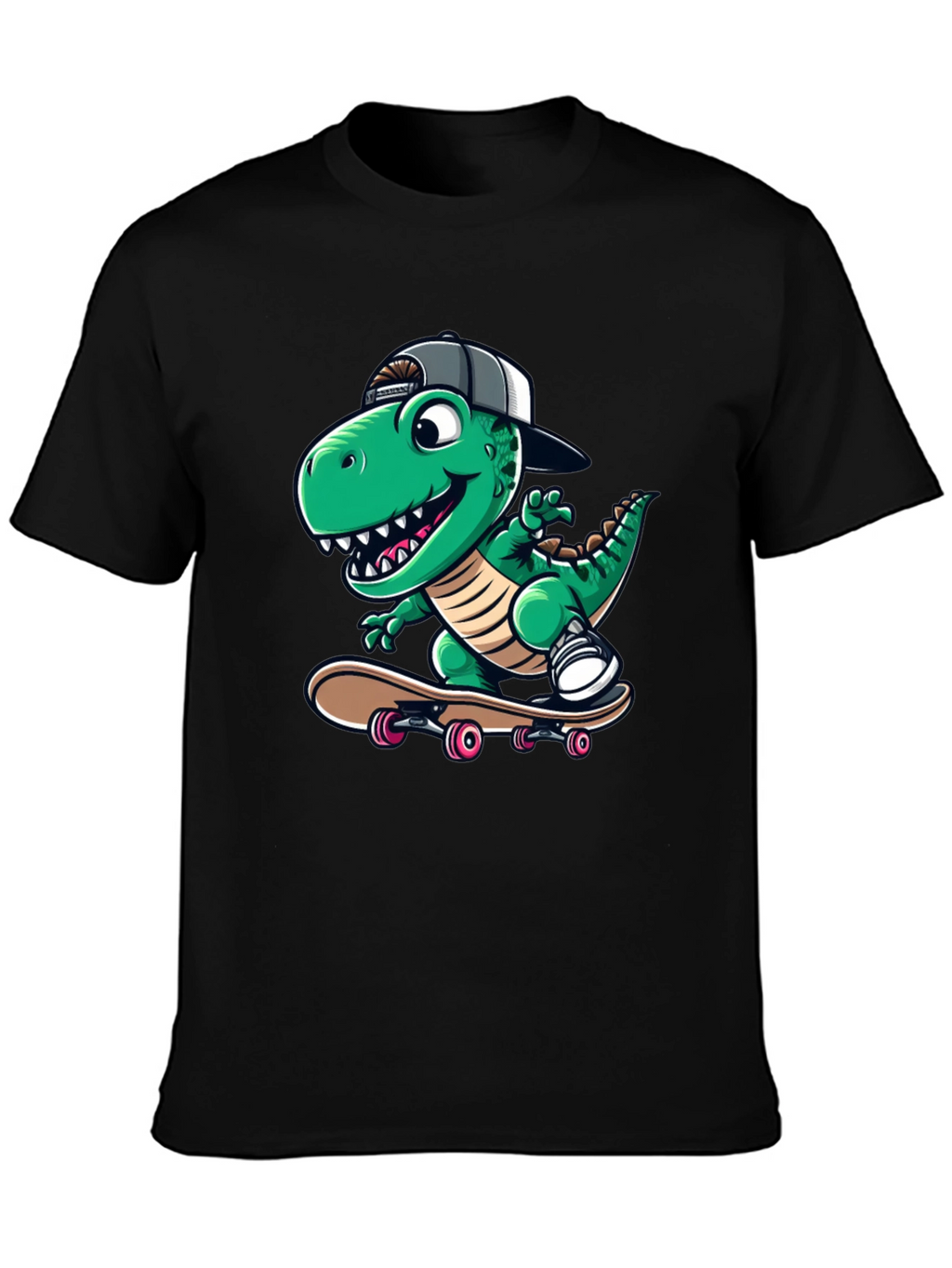 Cool Dinosaur Skateboarder T-Shirt