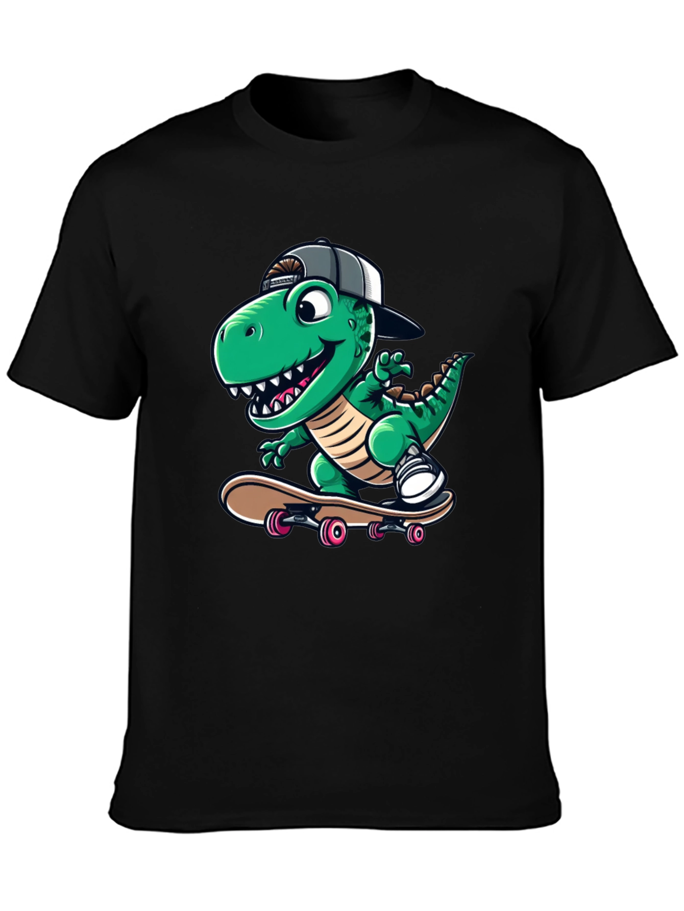 Cool Dinosaur Skateboarder T-Shirt