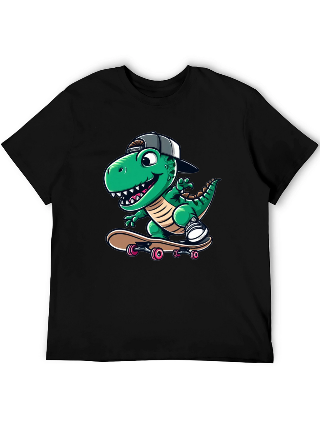 Cool Dinosaur Skateboarder T-Shirt