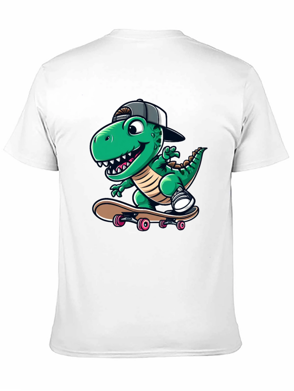 Cool Dinosaur Skateboarder T-Shirt